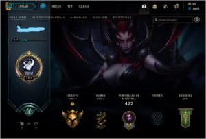 Conta League of Legends 120 skins+ LOL