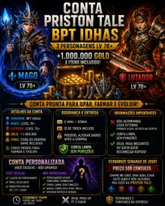 🧙 Conta Priston Tale – Servidor IDHAS