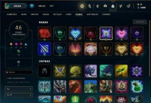 Conta Unranked com 51 Champs e 7 Skins + 1 Fragmento - League of Legends LOL