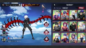 Account VIP 8, LVL100 Tokyo Ghoul Break The Chains - Outros