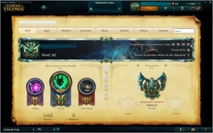 CONTA PLATINA IV (BORDA, MUITAS SKINS LEGADO, RUNAS) - League of Legends LOL