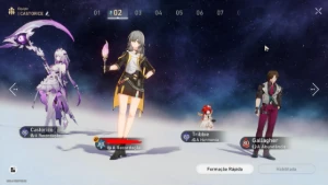 Comp CASTORICE e DOT,18 personagens 5 e 7 Cones de Luz 5 - Honkai: Star Rail