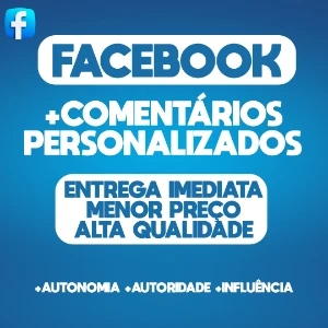 ⭐ Melhor Preço ⭐ Comentários Personalizados 💬 - Facebook - Redes Sociais