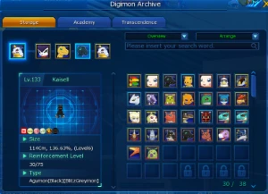 Conta End Game NA - Digimon Masters Online DMO