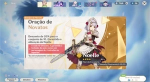 Reroll com 7K de Gemas - Genshin Impact