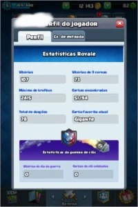 PROMOÇÃO CONTA CLASH ROYALE 2400 TROFÉUS