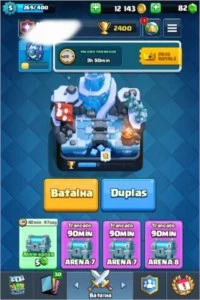 PROMOÇÃO CONTA CLASH ROYALE 2400 TROFÉUS