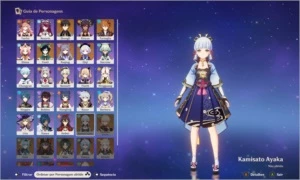 Ar50 - Zhongli, Venti, Childe, Qiqi e Keqing + Arma T5 - Genshin Impact