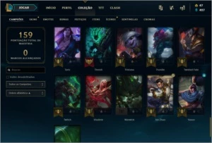 Conta diamante 4 s10 - League of Legends LOL