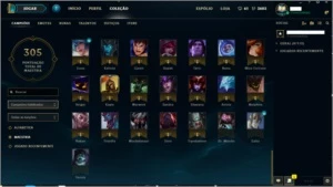 Conta League of Legends - 121 Campeões - Ouro 4 LOL