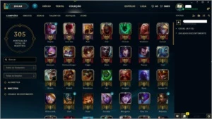 Conta League of Legends - 121 Campeões - Ouro 4 LOL