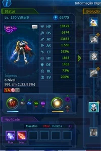 LADMO conta lvl 121 HIKARI OMEGAMON - Digimon Masters Online