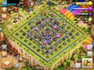 Conta Clash of Clans, CV15