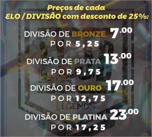 Elojob League - 25% de desconto. - League of Legends LOL