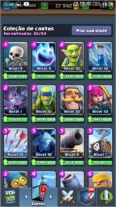 Conta Clash Royale lvl 11