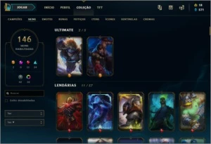 Conta de League of Legends LOL