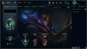 CONTA LOL - lvl 320 - 111 skins - Plat 3 - League of Legends