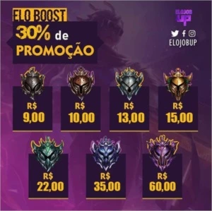 ELO JOB UP BOOST ATÉ MESTRE - League of Legends LOL