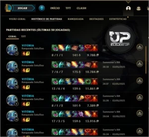 ELO JOB UP BOOST ATÉ MESTRE - League of Legends LOL