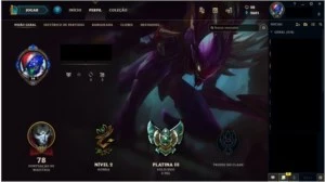 Conta League Of Legends Pla 3 sem punição 55 campeões LOL