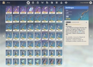 Conta AR22 Shenhe+Keqing+Mona - Genshin Impact