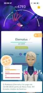 Eternatus Upado 95% de IV - Pokémon