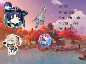 AR35 - Scaramouche + TulayTulah + Jean + 16 tiros - Genshin Impact