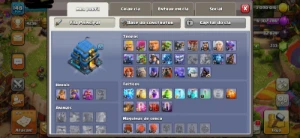 Cv12 Semi Full Th12 Quase Full Barato C/ Skins E Paisagem - Clash of Clans