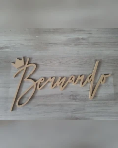 Letreiro Decorativo em Madeira Personalizado