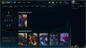 Conta com DJ SONA e 3 skins Vitoriosas. - League of Legends LOL