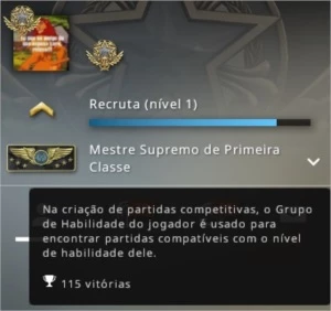 Conta Steam Supremo Com Prime com 115 wins, com medalha - Counter Strike CS