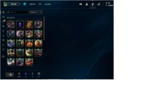 Vendo acc com 540 skins - League of Legends LOL