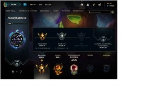 Vendo acc com 540 skins - League of Legends LOL