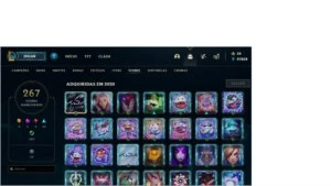 Vendo acc com 540 skins - League of Legends LOL