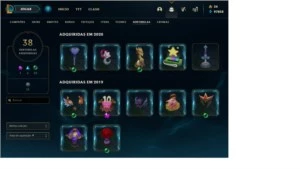 Vendo acc com 540 skins - League of Legends LOL