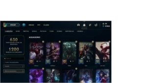 Vendo acc com 540 skins - League of Legends LOL