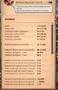 Conta 2.3B de fama geral e 104M de crafet - Albion Online