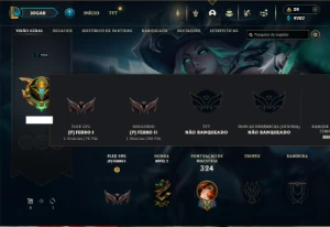 Ferro 2 com 150 Champs e 92 Skins ( ADC / SUP ) - League of Legends LOL