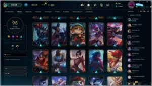 Conta lol diamante com varias skins - League of Legends