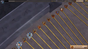 CONTA 100/700 NAS ARMAS NOVAS, 300M DE FAMA AMARELA SOBRANDO - Albion Online