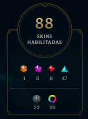 CONTA LOL ANTIGA (80+ skins e 18,6 Mil Essencias Azuis) - League of Legends