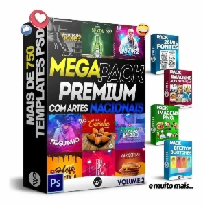 Mega Pack Premium - Social Media + Brinde