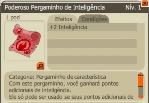 Scroll em 100 em inteligencia!(helioboros) - Dofus