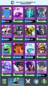 Clash royale 2 contas nv 11 e nv 10 troca de nick