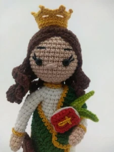 Santa Catarina em Crochê - Artesanato e Personalizados