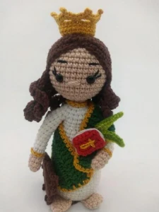 Santa Catarina em Crochê - Artesanato e Personalizados