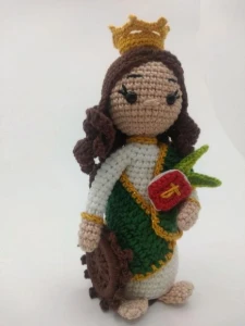 Santa Catarina em Crochê - Artesanato e Personalizados