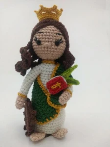 Santa Catarina em Crochê - Artesanato e Personalizados