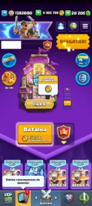 Todas cartas lvl 14, >5kk ouro, dezenas de fichas e muito + - Clash Royale