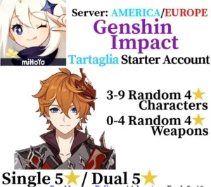Tartaglia/Childe Account - Genshin Impact